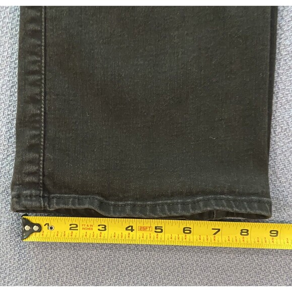 Levis Womens 10 Classic Bootcut Jeans Black Cotton Blend Stretch Mid Rise - Picture 6 of 11